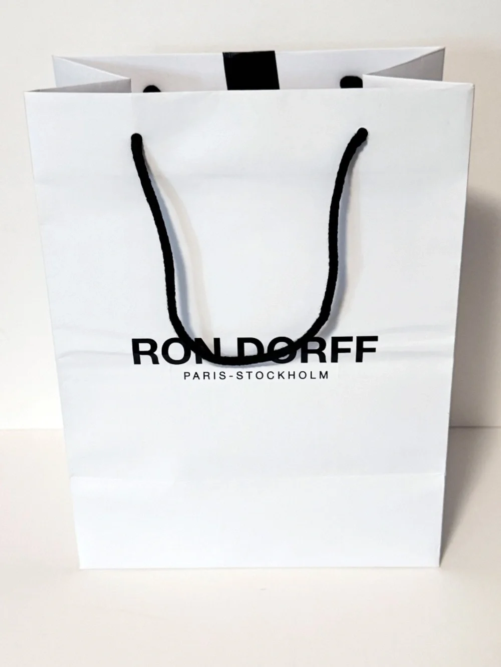 Ron Dorff Paris Shopping Gift Bag 13” x 10” x 6” Empty Designer Packaging
